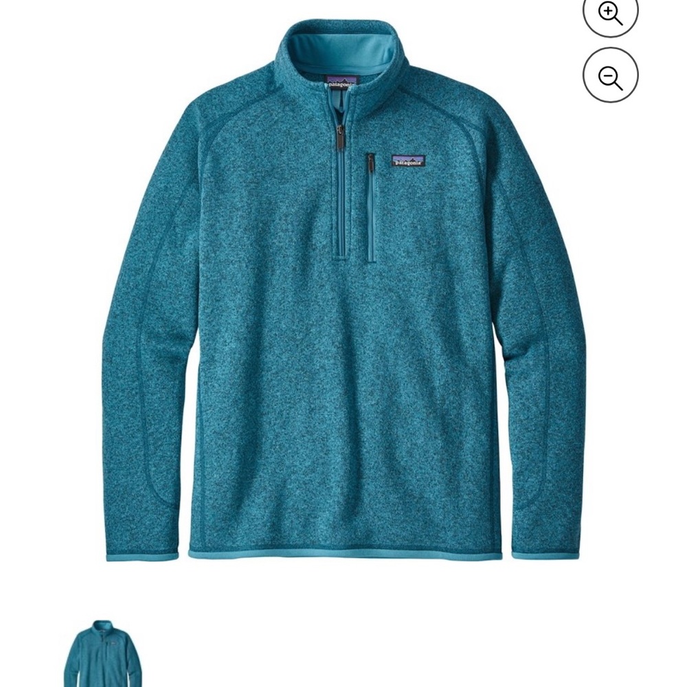 EUC Patagonia better sweater half zip.